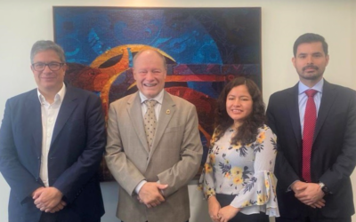 El presidente del Comité de Futuro y el gerente regional de la CAF dialogan sobre desafíos y soluciones tecnológicas para el futuro de la región andina