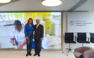 El presidente del Comité de Futuro se reúne con la directora de Desarrollo Tecnológico e Innovación del Ministerio de Ciencia, Tecnología e Innovación— Colombia